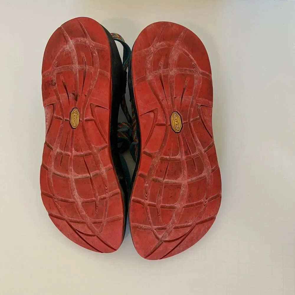 Chaco Double Strap Rainbow Sandals  8 - Picture 3 of 8